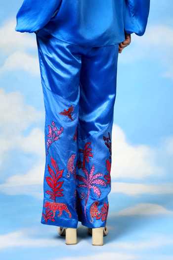 Shilpi Gupta Floral Patchwork Embroidered Pant 