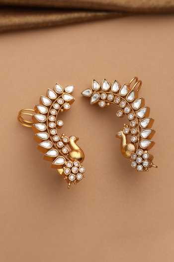 Swabhimann Polki Ear Cuff Earrings 