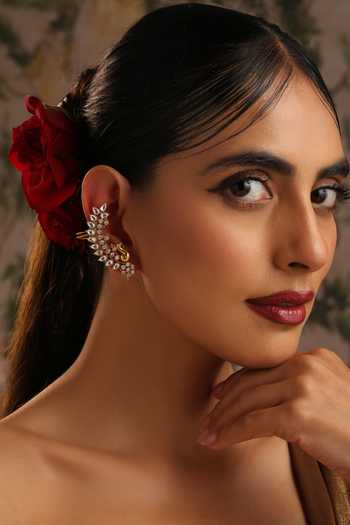 Swabhimann Polki Ear Cuff Earrings 