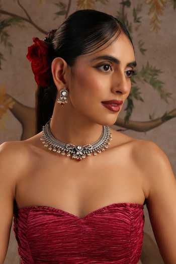 Swabhimann Polki Hasli Necklace Set 