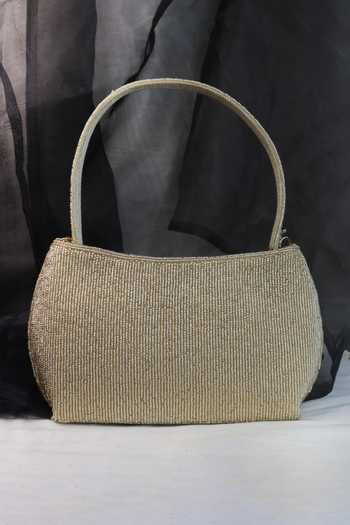 Soho Boho Studio By Aarti Thakur Hand Embroidered Silk Handbag 