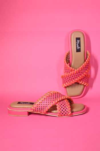 Miraki Woven Strap Flats 