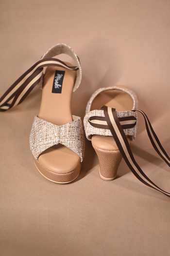 Miraki Jute Tie Up Wedges 
