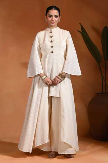 Rishi and Vibhuti Long Tales Anarkali Pant Set 