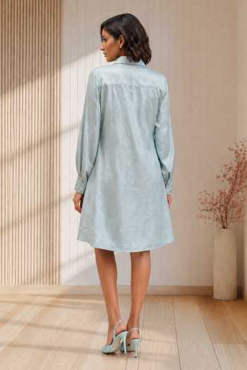 Babita Malkani Elara Beaded Embroidered Midi Dress 