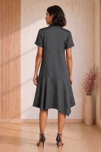 Babita Malkani Tova Placement Embroidered Dress 