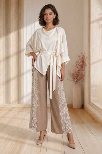 Babita Malkani Liora Tie Up Top & Pant Set 