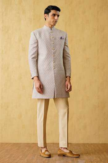 ZOOP MEN Dori Embroidered Sherwani & Pant Set 
