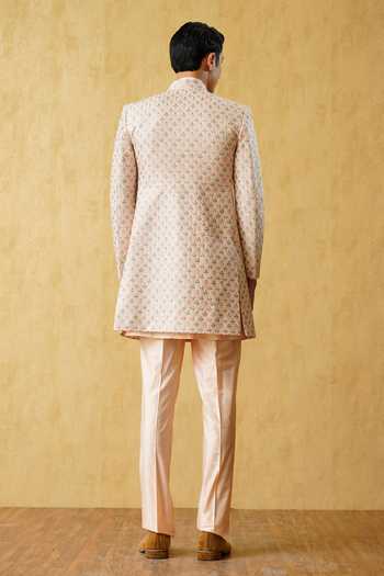 ZOOP MEN Thread Embroidered Sherwani Set 