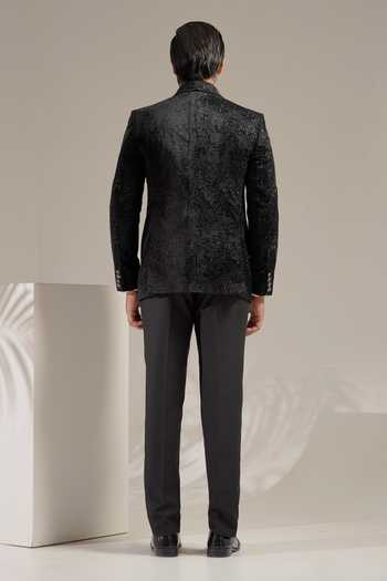 ZOOP MEN Velvet Tuxedo Jacket & Trouser Set 