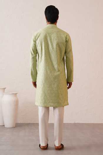 ZOOP MEN Benarasi Cotton Silk Kurta & Pant Set 