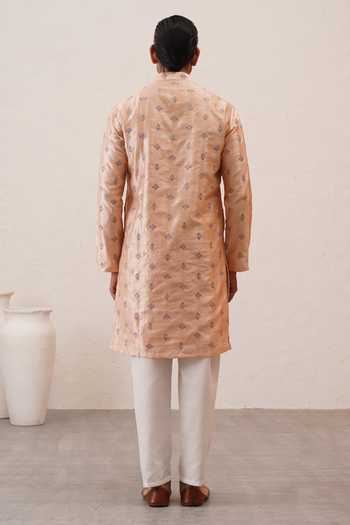 ZOOP MEN Benarasi Silk Cotton Kurta Set 