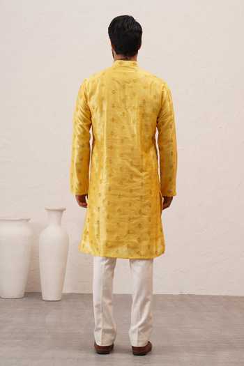 ZOOP MEN Benarasi Silk Cotton Kurta & Pant Set 