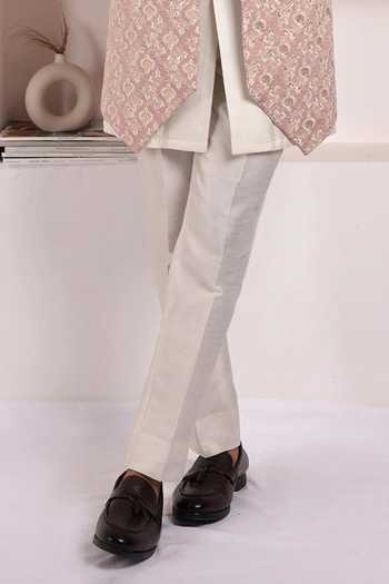 ZOOP MEN Pink Silk, Jacquard, Polyester Embroidered Jacket Set Online at Aza Fashions ZOOP MEN_Pink Silk, Jacquard, Polyester Embroidered Jacket Set _Online_at_Aza_Fashions