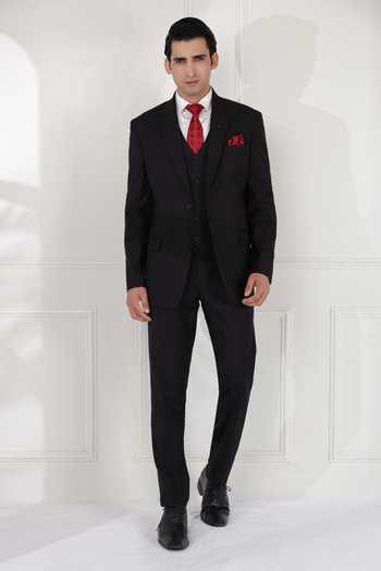 ZOOP MEN Notch Lapel Suit Trouser Set 