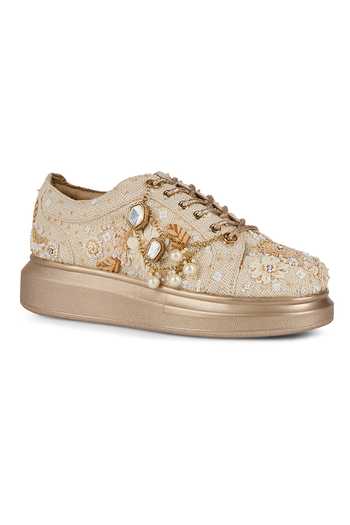 Buy Anaar Beige Meadow Days Classic Sneakers Buy_Anaar_Beige Meadow Days Classic Sneakers