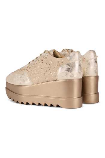 Buy Anaar Beige Re-dazzle Wedge Sneakers Online at Aza Fashions Buy_Anaar_Beige Re-dazzle Wedge Sneakers _Online_at_Aza_Fashions