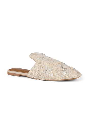 Anaar Casablanca Embroidered Mules 
