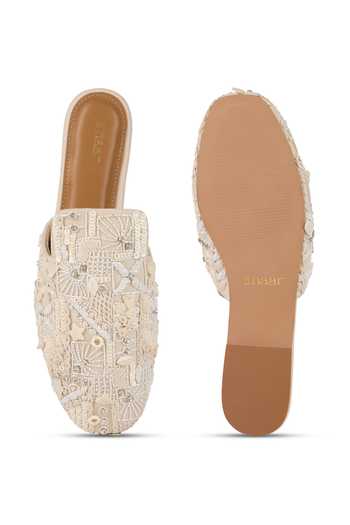 Anaar Casablanca Embroidered Mules 