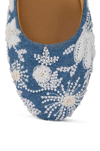 Shop_Anaar_Blue Kashmir Kehwa Ballerinas 