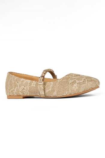 Anaar Gold Jaipur Johari Ballerinas Online at Aza Fashions Anaar_Gold Jaipur Johari Ballerinas _Online_at_Aza_Fashions