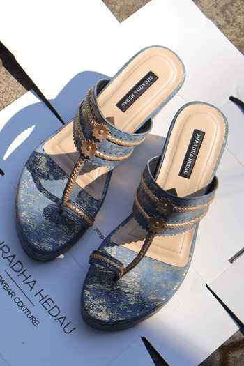 Shradha Hedau Footwear Couture Avni Kolhapuri Wedges 