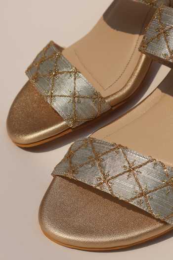 Shop_Shradha Hedau Footwear Couture_Beige Amara Quilted Embroidered Heels 