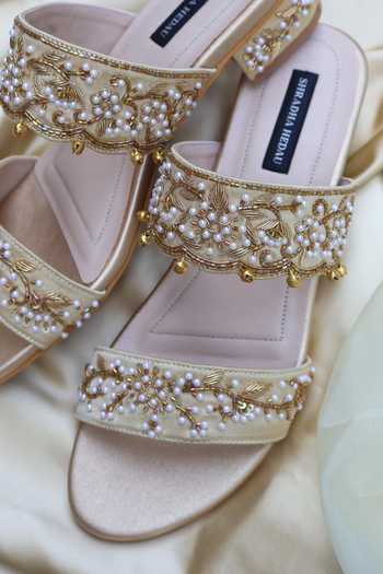 Shradha Hedau Footwear Couture Elara Embroidered Heels 