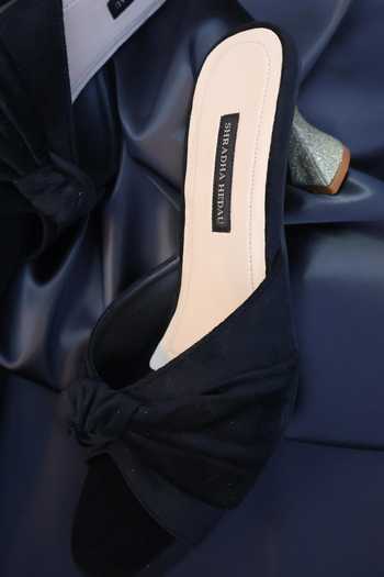 Shradha Hedau Footwear Couture Mira Knotted Strap Heels 