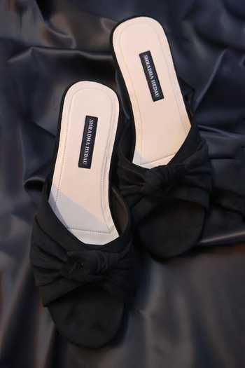 Shradha Hedau Footwear Couture Mira Knotted Strap Heels 
