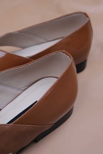 Shradha Hedau Footwear Couture_Tan Alistair Crest Embellished Loafers _Online_at_Aza_Fashions