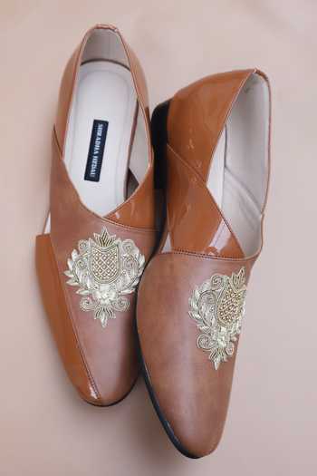 Shradha Hedau Footwear Couture Alistair Crest Embellished Loafers 