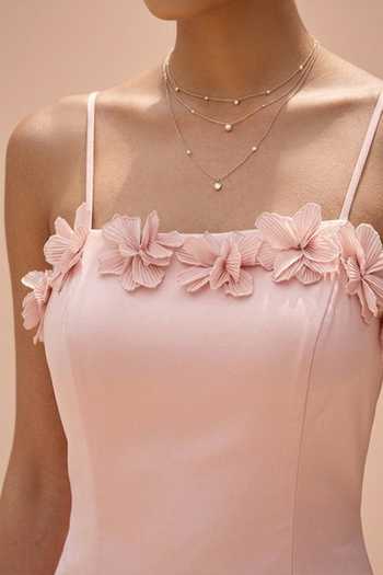Buy Thetaa Pink Organza, Satin Square Neck Aria Placed Hand Embroidered Maxi Dress Online at Aza Fashions Buy_Thetaa_Pink Organza, Satin Square Neck Aria Placed Hand Embroidered Maxi Dress _Online_at_Aza_Fashions