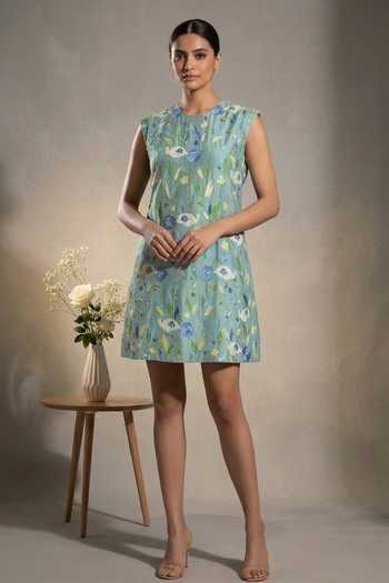 Thetaa Elowen Hand Embroidered Dress 
