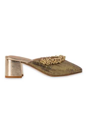 Buy_5elements_Brown Arohi Mule Heels _Online_at_Aza_Fashions