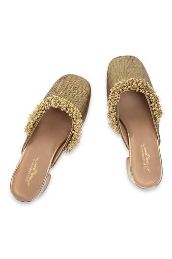 Shop_5elements_Brown Arohi Mule Heels _Online_at_Aza_Fashions