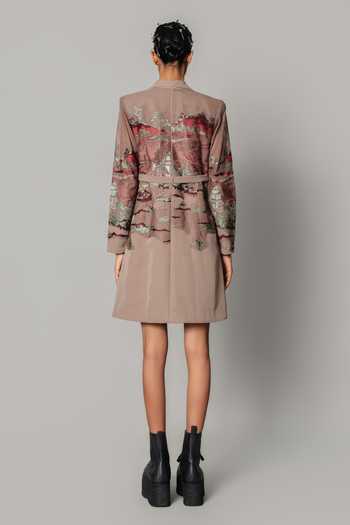 Anurag Gupta Embroidered Hokusai Dress 