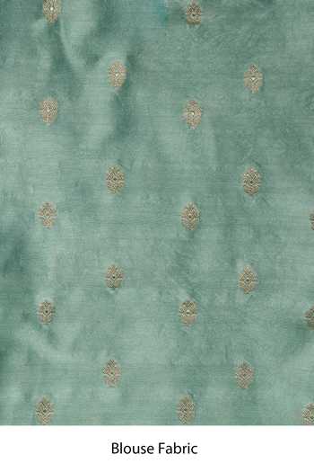 Buy Jhambthreads Green Silk, Tissue, Dupion Saree And Unstitched Blouse Fabric Set Online at Aza Fashions Buy_Jhambthreads_Green Silk, Tissue, Dupion Saree And Unstitched Blouse Fabric Set _Online_at_Aza_Fashions