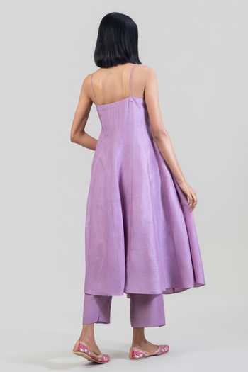 Tuli Inaya Contrast Anarkali & Dupatta Set 