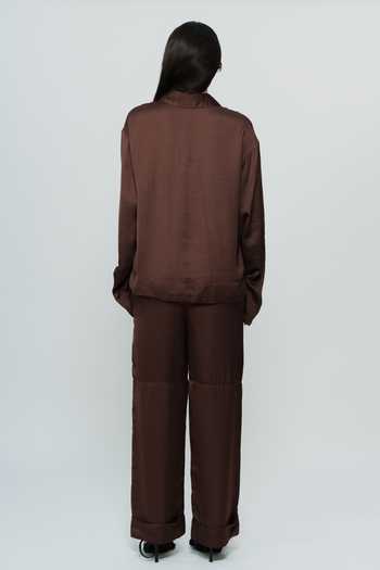 AK-OK Silk Shirt & Trouser Co-ord Set 