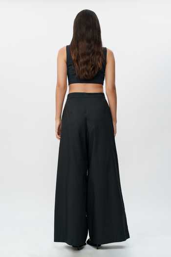 AK-OK Shredded Mirror Work Cotton Pant 