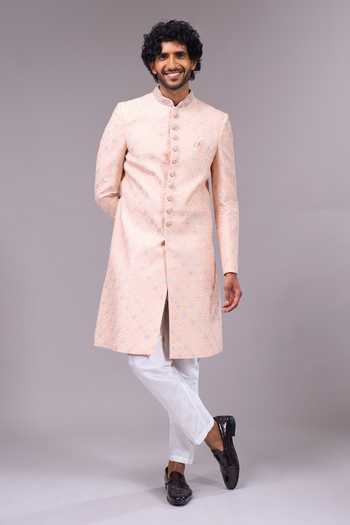 Arihant Rai Sinha Embroidered Sherwani & Pant Set 