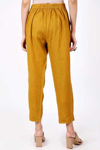 Linen Bloom Linen Pleated Pant 