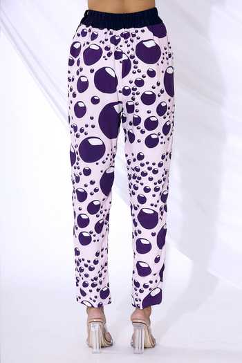 Urvashi Joneja Printed Straight Pants 