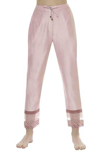 Buy Torani Pink Chanderi Pants Online at Aza Fashions Buy_Torani_Pink Chanderi Pants _Online_at_Aza_Fashions