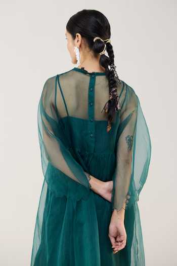 Ilk Forest Veil Sheer Tunic 