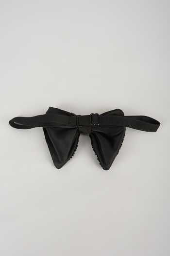 SALIL BHATIA Satin Hand Embellished Bow Tie 