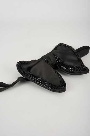 SALIL BHATIA_Black Embellished Bow Tie _Online_at_Aza_Fashions
