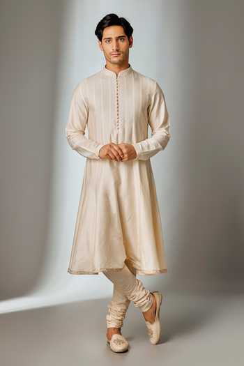 Salil Bhatia Zari Embellished Anarkali Set 