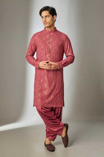 SALIL BHATIA Thread Embellished Kurta Set 